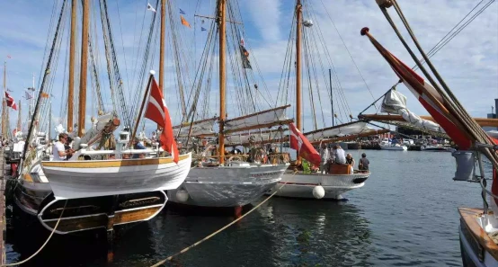 Hyggeligt havnemiljø i Kerteminde